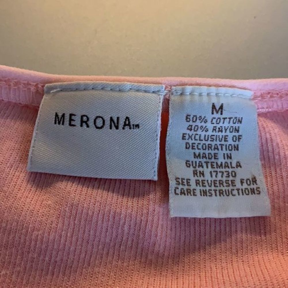 Merona Peach Short Sleeve Top, Like New Condition. Medium - Picture 6 of 7
